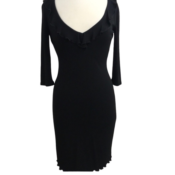 Hugo Buscati Dresses & Skirts - Hugo Buscati Black V-neck dress small